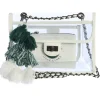 Pebble Beach Crossbody Stadium Turn Lock Bag By Sheergear