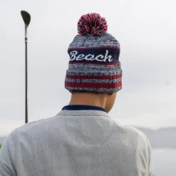 Pebble Beach Jacquard Knit Beanie By Pukka