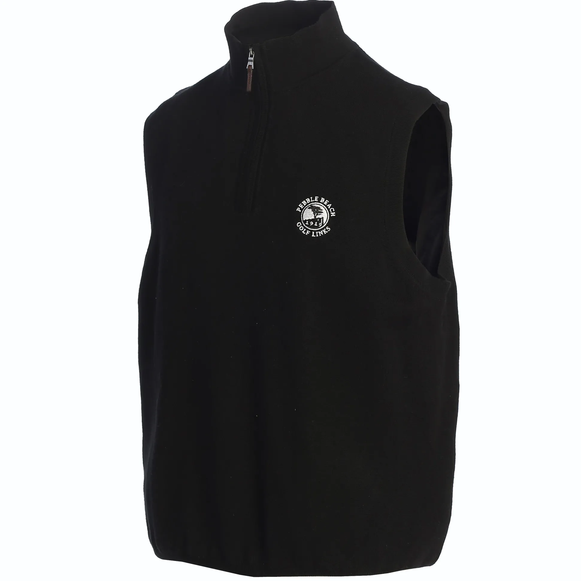 Pebble Beach Men's Baruffa Merino 1/4 Zip Windvest By Fairway & Greene