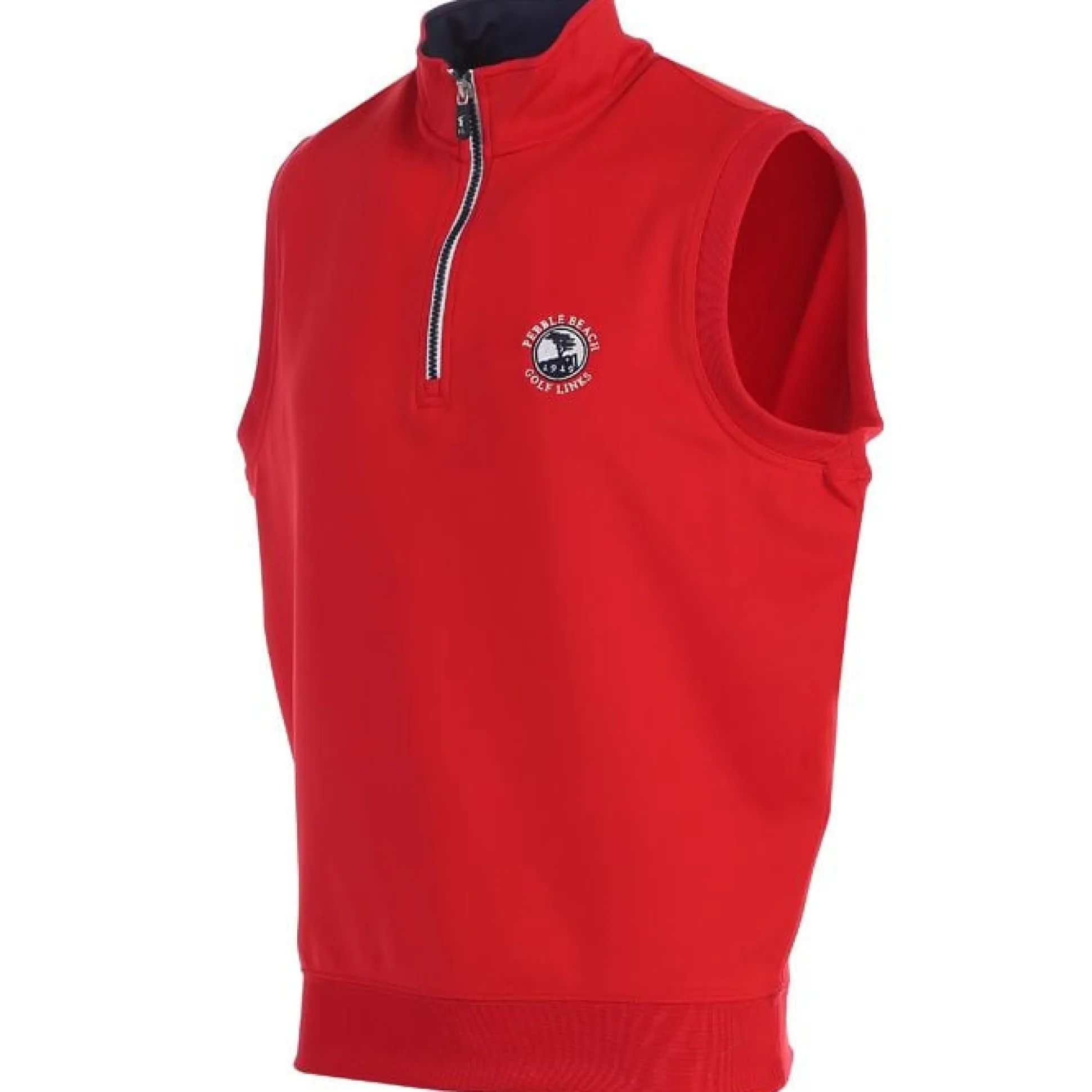 Pebble Beach Men's "Caves" 1/4 Zip Vest By Fairway & Greene