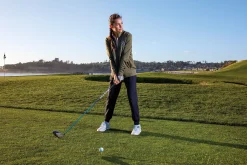 Pebble Beach Women's Textured Full Zip Jacket By Adidas