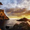 Radiant Sunset By Bart Keagy - Metal Print