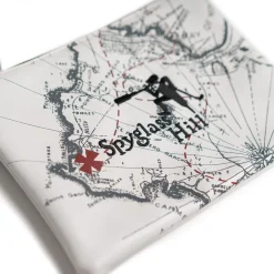 Spyglass Hill Map Zipper Tote Bag By Prg